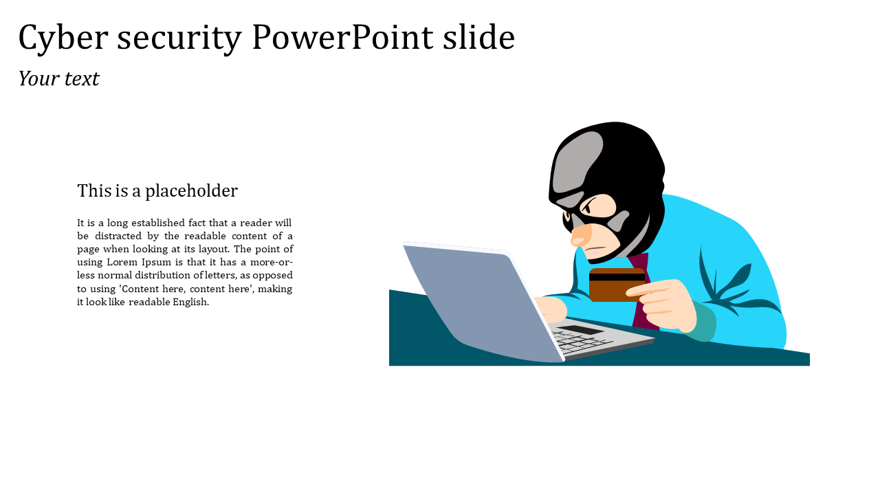 Cool Cyber Security PowerPoint Slide Presentation